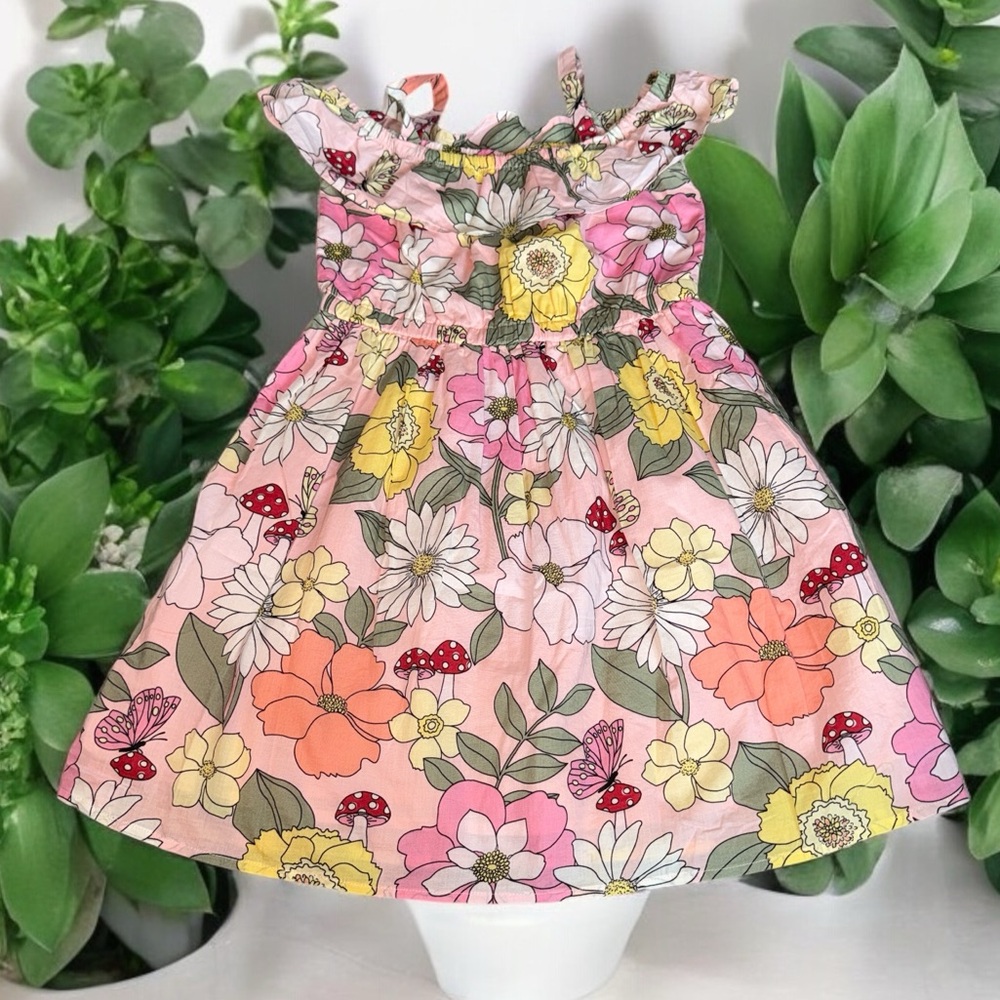 Floral Ruffle Dress Gymboree (6)